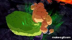Broly dragon ball fighterz gif. Dragon Ball Fighterz Broly Dbs Character Trailer On Make A Gif