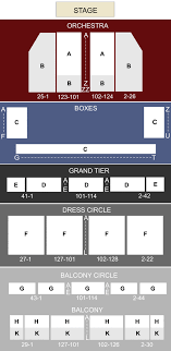 War Memorial Opera House San Francisco Ca Seating Chart