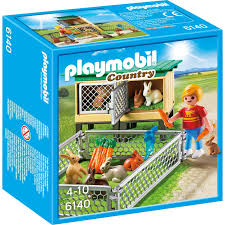 Enfant Avec Enclos A Lapins Et Clapier 6140 Playmobil Play Mobile Playmobil Stylo Lapin