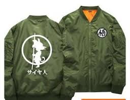 This form can be accessed by absorbing the powers of a. Green Dragon Ball Z Baseball Bomber Jacket Goku Ebay