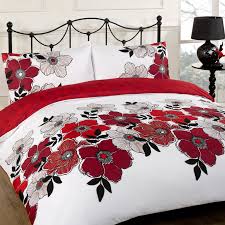 The biggest decorating decision will be what color. Duvet Cover With Pillow Case Bed Set Pollyanna Red Black Grey Single Double King Ebay