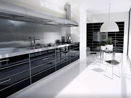 Black kitchens have been a recent development and popular in modern kitchen design. Luxury Modern Industrial Gloss Black White Kitchen Design Decoratorist 75295