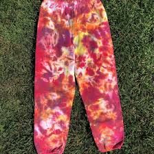 Black And Orange Tie Dye Sweatpants Pin On Tie Dye