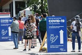 Alberta vaccination total nears stage 3 benchmark. Cmjon8bjfitbpm
