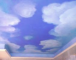 We considered painting the insides of the clouds a brighter white than the previously used primer paint. Pin On Sylvie S Room