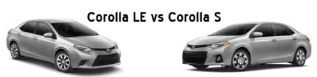 Full review can be found at: 2014 Corolla Le Vs S What S The Difference Warrenton Toyota