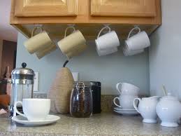 Love This Idea For Under Cabinet Storage Mug Storage Kitchen Storage Under Cabinet Storage