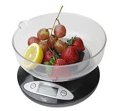 Smart Weigh Csb5kg Balance Numerique Avec Bol Amovible Noir 5 Kg Cuisine Balance De Cuisine Alimentation