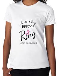 We did not find results for: Last Fling Before The Ring Personalised Hen Party T Shirts Ireland