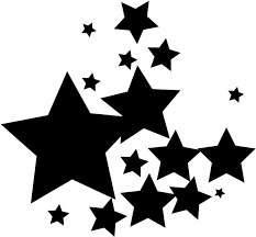 These are a bit different from other clipart pictures that for the first one, the star itself is white and the area around it is black. Star Png Vector Black Stars Transparent Background Clipart Full Size Clipart 5449024 Pinclipart