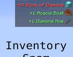 Inventory Spam Mod 1 14 4 1 12 2 Is A Small Client Only Mod That Shows Items Added And Removed From The Inventory C Minecraft Multiplayer Ingame How To Remove