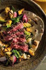Grilled Steak And Vegetables With Tortillas Recipe Recipe Steak Fajita Recipe Nyt Cooking Fajita Recipe
