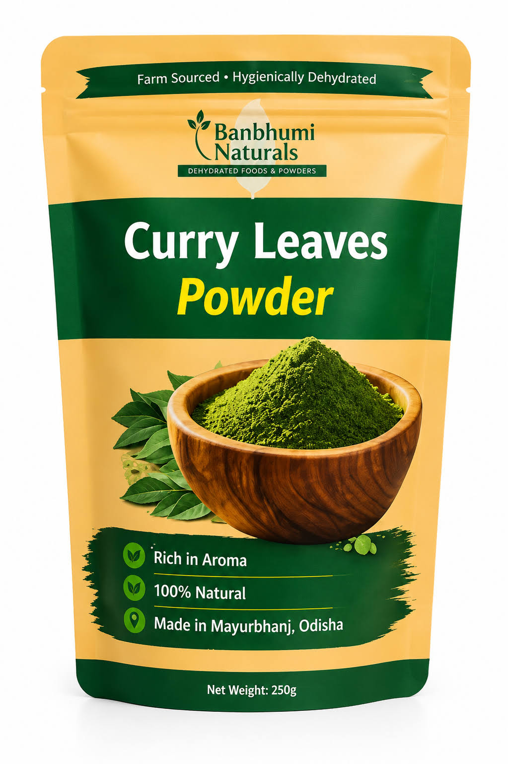 Pure Curry Leaves Powder (Natural & Aromatic) product image