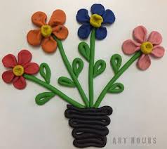 Mont marte mini modelling tools boxwood construction clay polymer ceramic. Clay Flower Pot 2d Clay Modeling Idea For Kids Clay Modelling For Kids Clay Art For Kids Clay Crafts