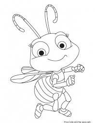 Make a fun coloring book out of family photos wi. Printable Baby Honey Bee Coloring Book Pages For Kids Insect Coloring Pages Bug Coloring Pages Bee Coloring Pages
