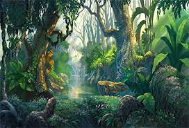Amazon Com Yeele 10x8ft Fairy Tales Backdrop For Photography Fantasy Fairyland Tropical Virgin Forest Jung In 2020 Forest Backdrops Fantasy Forest Jungle Photography