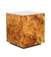 Vintage Burl Wood Side Tables By Pace Collection On Chairish Com Side Table Wood Burled Wood Burled Wood Coffee Table