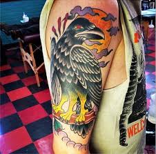 By jimmy singleton at the parlor in eugene, or. Fyeahtattoos Com Yatagarasu By Ryan Rodgers At The Parlour Tattoo