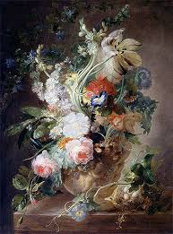 Vase Of Flowers By Dutch Artist Jan Van Huysum Vase With Flowers Jan Van Huysum Painting Reproduction Google Art Project Painting Fine Art Painting