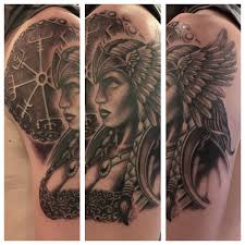 A great dreamcatcher tattoo that fits nicely on the wrist. Female Viking Warrior Anarchy Ink Sweden