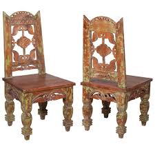 Vintage Marrakesh Dining Chairs Pair Dining Chairs French Country Dining Chairs Chair