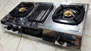 Rinnai ri 712 ga b kompor gas dengan tempered glass  2 tungku : Jual Rinnai Ri514e Kompor Gas 3 Tungku Lpg Tekanan Rendah Grill Panggangan Di Lapak Sumber Baru Elektronik Bukalapak