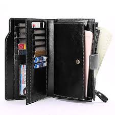 You might not be covered by credit card protection if: Women S Black Wallet Large Capacity Wallet Organizer Soft Touch In Hand With 100 Real Leather 20 Card Slo Wallets For Women Rfid Wallet Leather Wallet Mens
