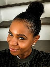 Hair Tutorial How To Achieve A Top Bun For Short Natural Hair In Minutes In 2020 Natural Hair Styles Short Natural Hair Styles Hair Tutorial