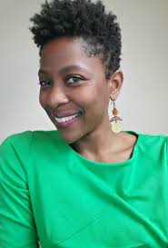 Handmade Crescent Moon Earrings: Hammered Brass, Pink & Green Beads