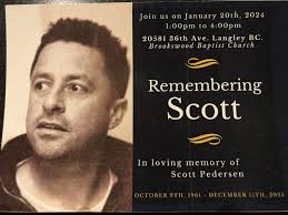 Scott Pedersen's passing