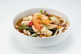 Spicy Seafood sotto Udon Soup