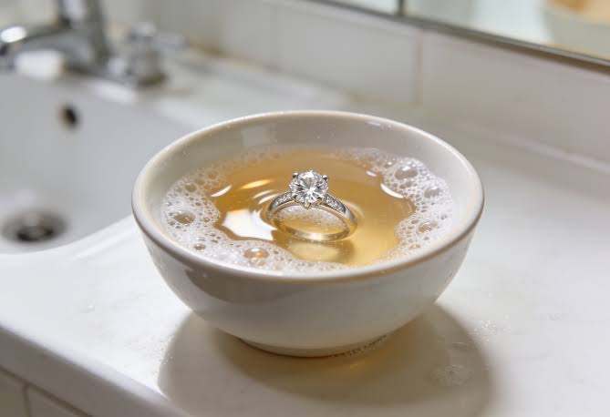 At-Home Jewelry Cleaning Method, AI generated