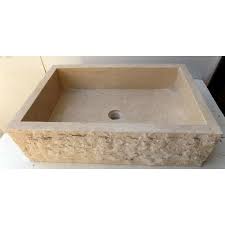Lavabi in pietra per bagni dallo stile elegante e non solo scopri il catalogo di iperceramica e troverai sicuramente il prodotto più adatto a soddisfare l'idea che hai per il tuo bagno. Lavandino In Marmo Rettangolare Chiaro Bucciardato Lavabo Da Appoggio