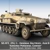 For these reasons, the sd.kfz.251/10 should not be used in the frontlines due to being so lightly armored even against 7.62 mm machine gun fire can and will harm you. 1