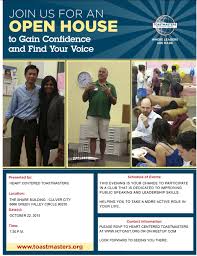 You Re Invited To Check The Latest Open House For Heart Centered Toastmasters This Thursday Open House Leadership Skills Public Speaking