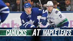 The featured game for the third set of games, the matchup between toronto and vancouver is going to be very, very fun. Canucks Maple Leafs Game Notes