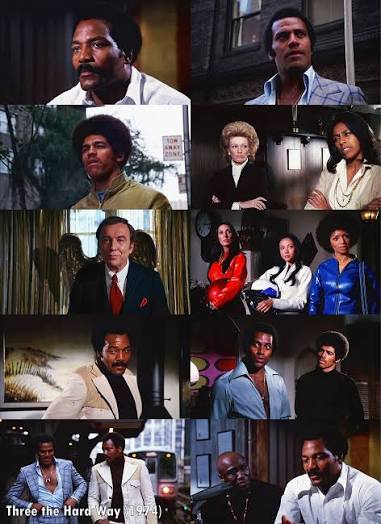 Black - "Three the Hard Way" (1974) is an action film directed by Gordon  Parks Jr. and stars Jim Brown, Fred Williamson, and Jim Kelly, three action  superstars during the 1970s. Eric
