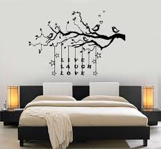 Wall Decal Tree Branch Live Laugh Love Vinyl Sticker Art Mural Etsy Bedroom Wall Designs Wall Design Wall Decal Branches