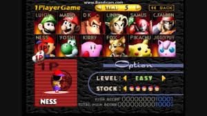 Then luigi has to be faced with the last character whose . File Blast Unlock Characters Smash Bros 64