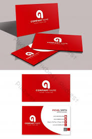 To display your business card. Corporate Red And White Business Card Psd Free Download Pikbest