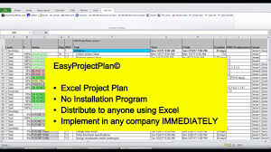Easyprojectplan Microsoft Project Sync Excel Gantt