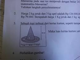 Maybe you would like to learn more about one of these? Maka Luas Kertas Karton Yang Diperlukan Untuk Membuat Topi Tersebut Adalah Dengan Brainly Co Id