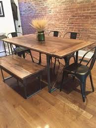 This Post S Gallery Contains Different Kinds Of Farmhouse Dining Table Concepts From Table Salle A Manger Salle A Manger Industrielle Salle A Manger Rustique