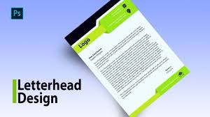 Collection of most popular forms in a given sphere. Letterhead Design In Photoshop How To Make Letterhead In Photoshop Letter Head Design Photoshop Youtube