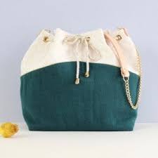 Sac Seau Gisele Vert Anglais Sac Sac Seau Maroquinerie