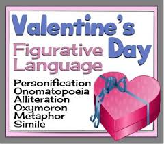 Valentines Day Figurative Language Metaphor Simile Personification Amp More From Presto Pla Teacher Appreciation Poster Presto Plans Figurative Language