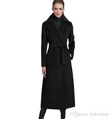 Les bas de jambes se ferment avec un lien. Acheter Manteau Femme Automne Laine Longue Laine Coatwinter Veste Manteau Chaud Manteau Noir Femmes Manteaux Livraison Gratuite De 34 21 Du Fashionfirst Fr Dhgate Com