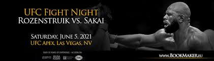Heavyweight ready to handle business vs rozenstruik in saturday's main event. Ufc Fight Night Rozenstruik Vs Sakai Betting Mma Odds