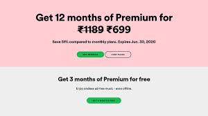 What can spotify gift cards be used for? Spotify Brings Back 3 Month Free Trial Rs 699 Annual Premium Subscription Entertainment News