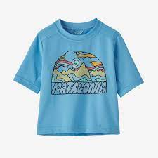 Patagonia Toddler Capilene Silkweight T-Shirt - Yellow Turtle